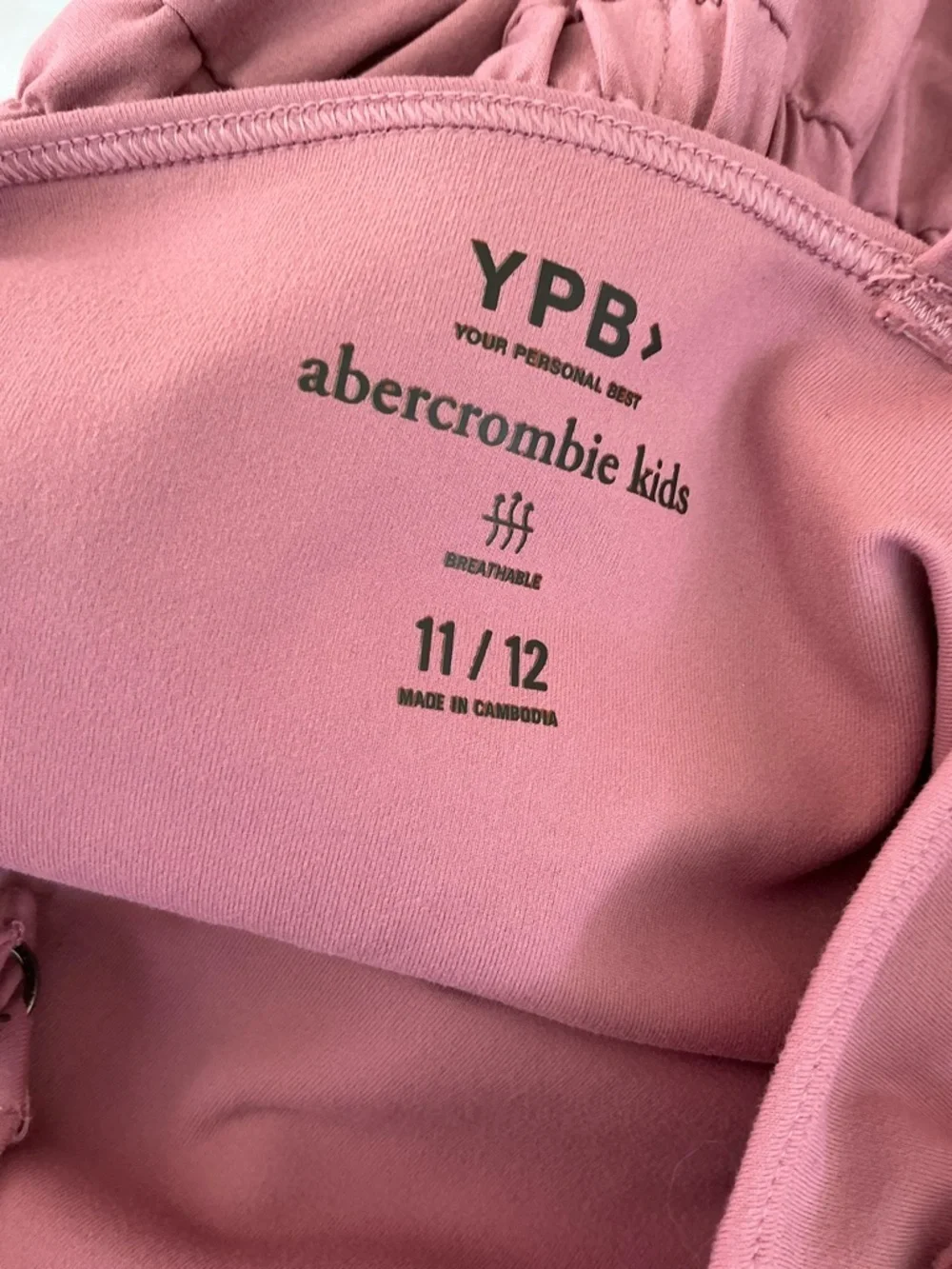 Abercrombie & Fitch Mauve Pink Tank Jumpsuit with Elastic Waist Girls 11/12